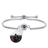 Pulseira Feminina Prata Com Foto Personalizável - Pulse Love