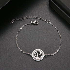 Pulseira com Inicial Cravejada - That Especial Letter