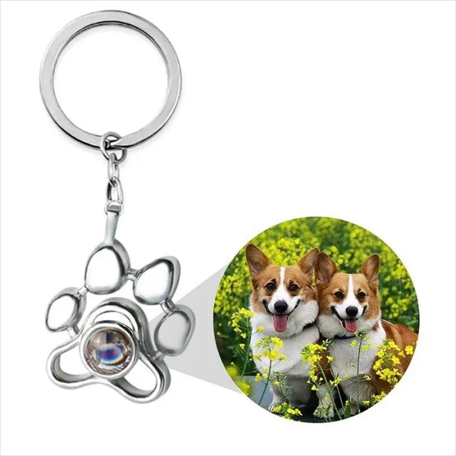 Chaveiro para Pet Patinhas Preciosas - Com Foto Personalizável